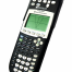 exas Instruments TI-84 Plus graphing calculator with a rectangular LCD screen displaying a graph, and a keypad with rows of buttons including numbers, math functions, and navigation keys. The calculator is typically dark gray with white, blue, and green labels on the keys
