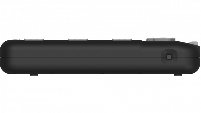 Left side view of the Orbit Slate 340 device featuring Power On key