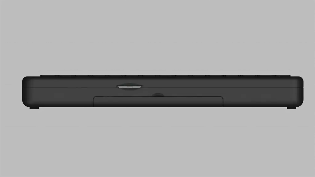 Orbit Reader Q40 flat view showing SD CARD SLOT